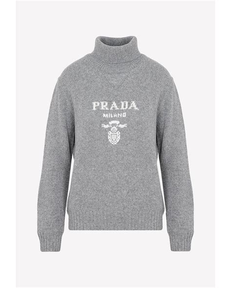 prada intarsia sweater